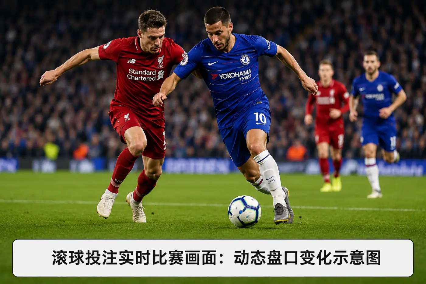 滚球投注实时比赛画面：动态盘口变化示意图
